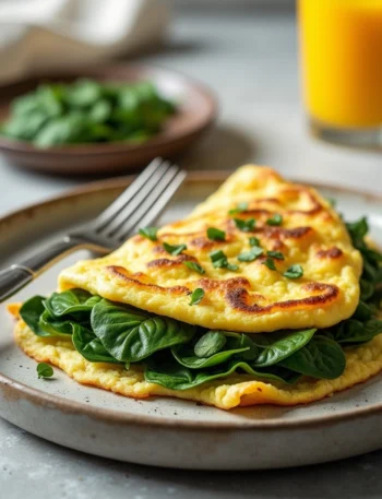 Spinach Omelet Recipe