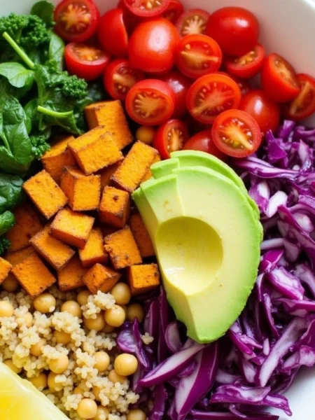 Sweet Potato Couscous Sunshine Bowls