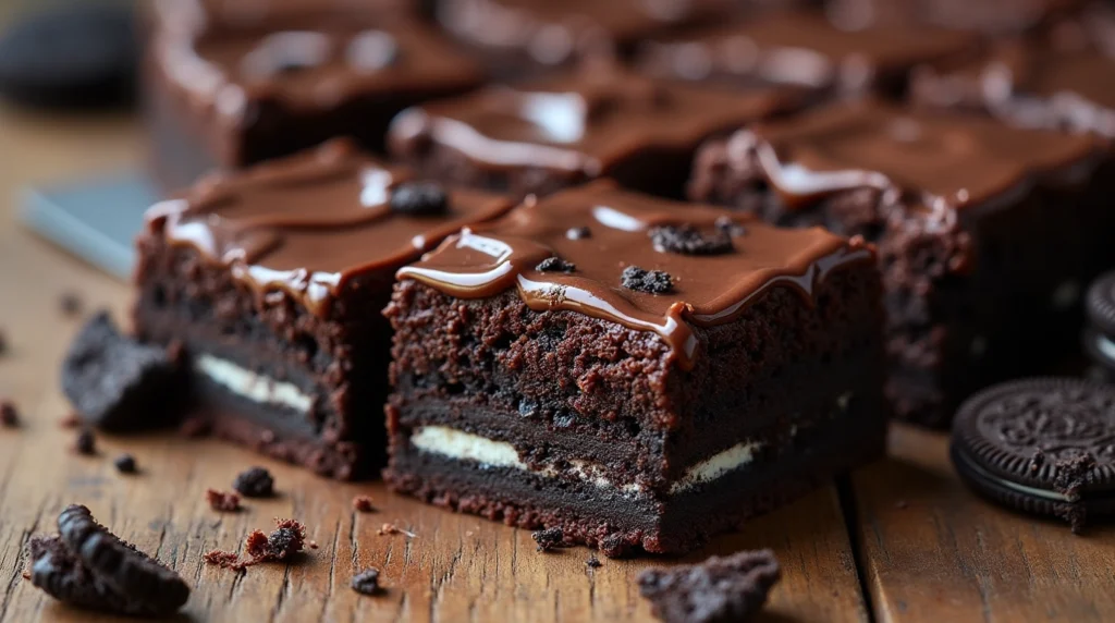 Oreo-Stuffed Brownies