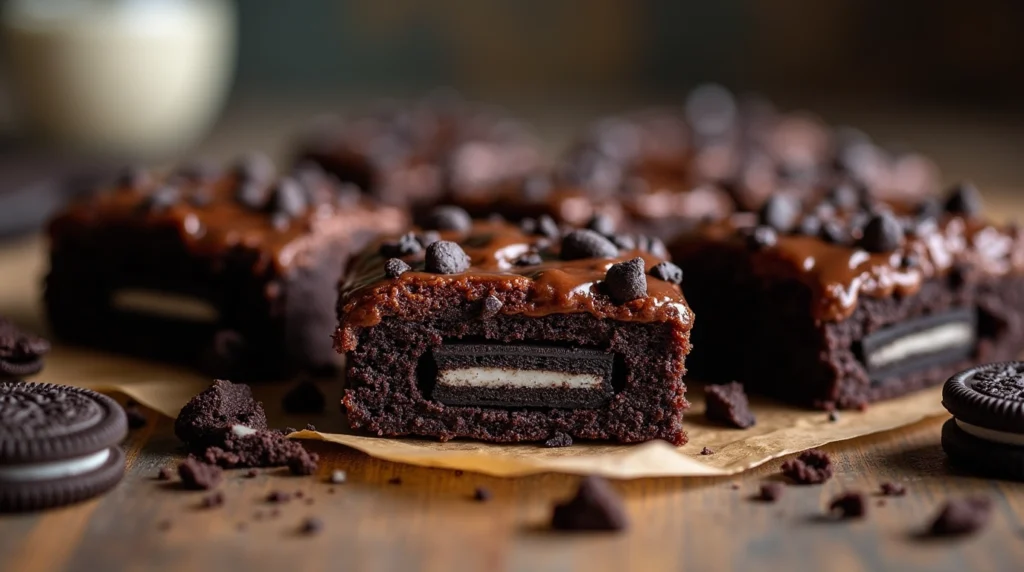 Oreo-Stuffed Brownies