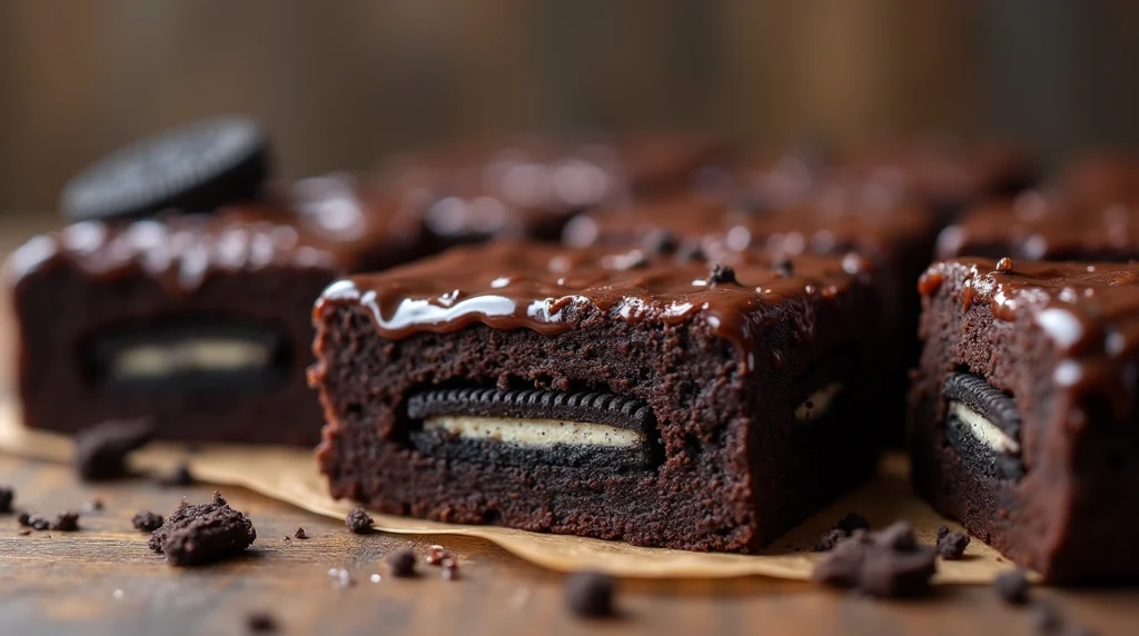 Oreo-Stuffed Brownies