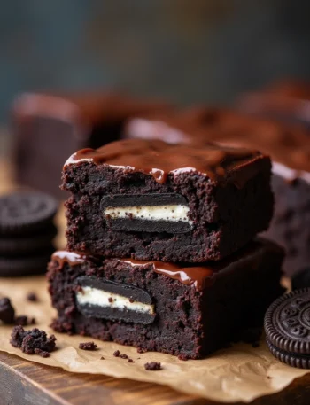 Oreo-Stuffed Brownies