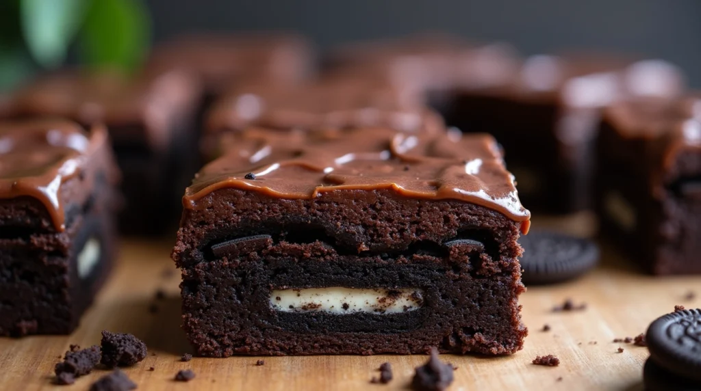 Oreo-Stuffed Brownies