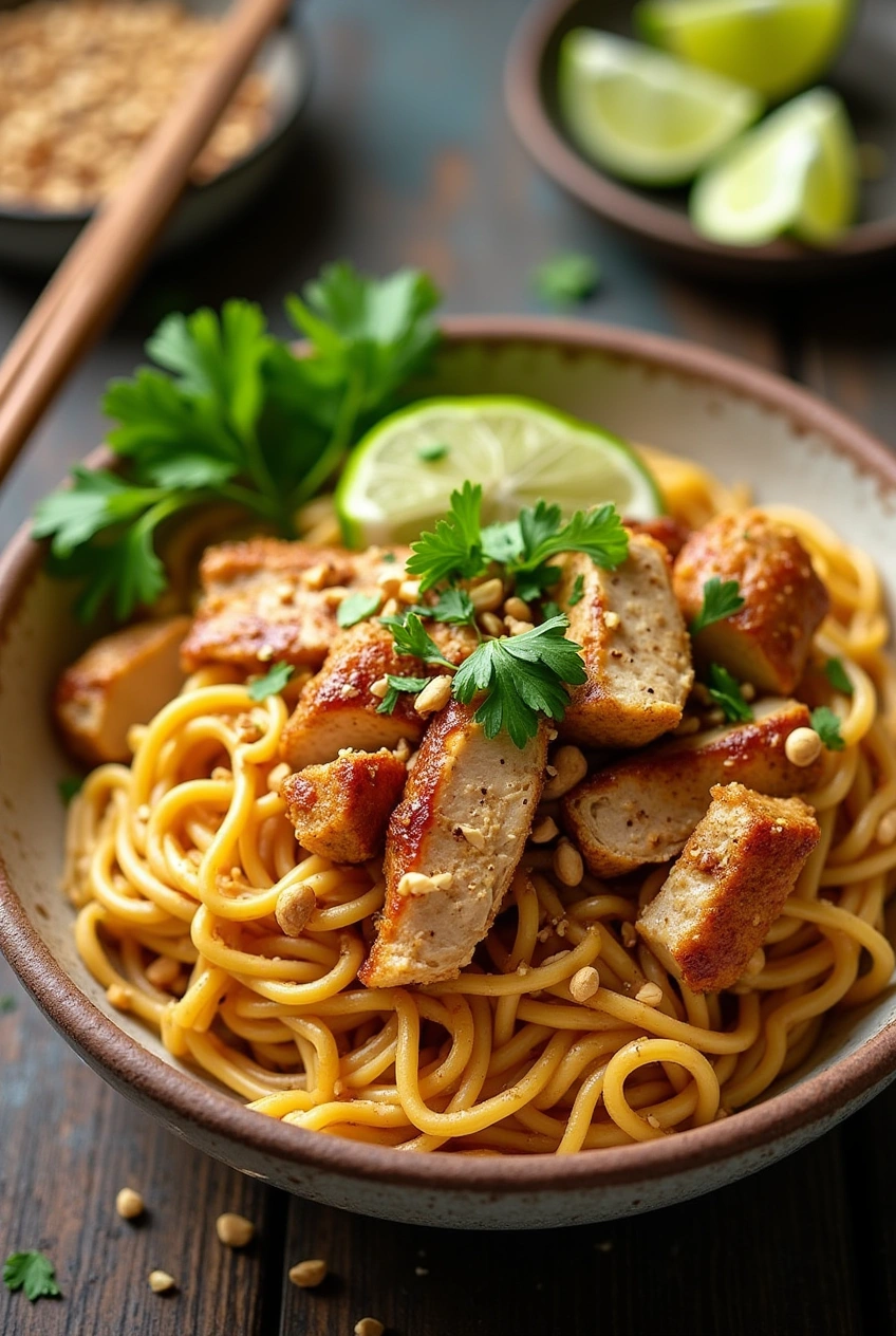 Creamy Peanut-Lime Chicken