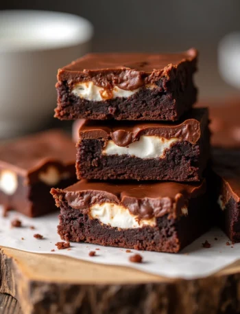 Chewy Brownie-Mallow Bars