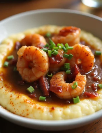 Charleston shrimp and grits