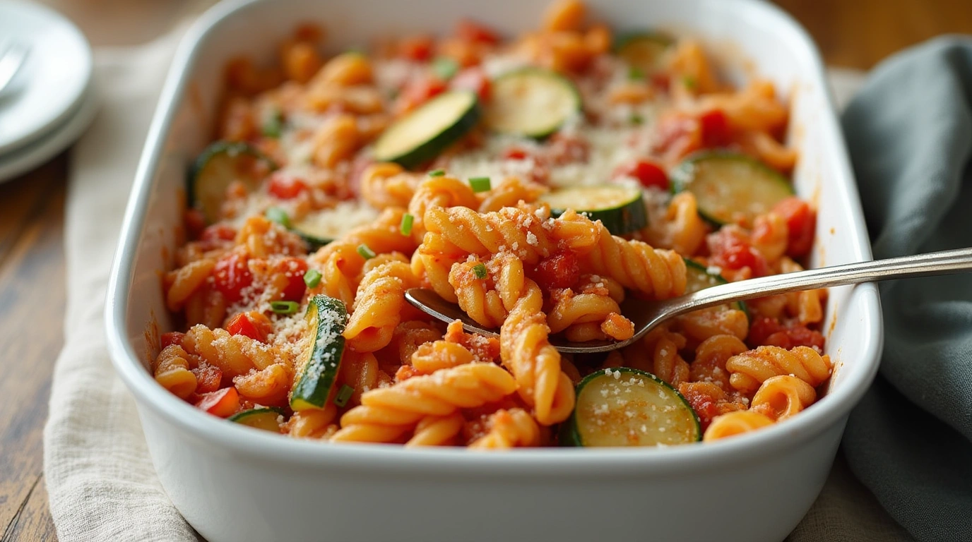 Turkey and Vegetable Pasta Bake