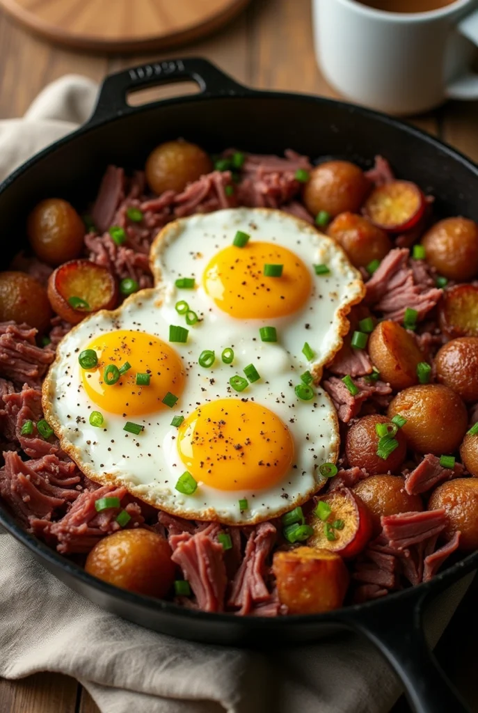 Deluxe corned beef hash