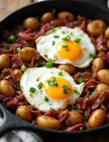Skillet corned beef hash