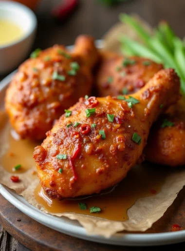 Spicy Honey Butter Fried Chicken