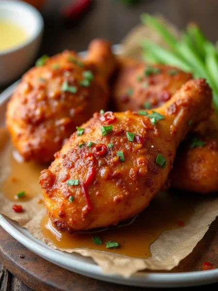 Spicy Honey Butter Fried Chicken