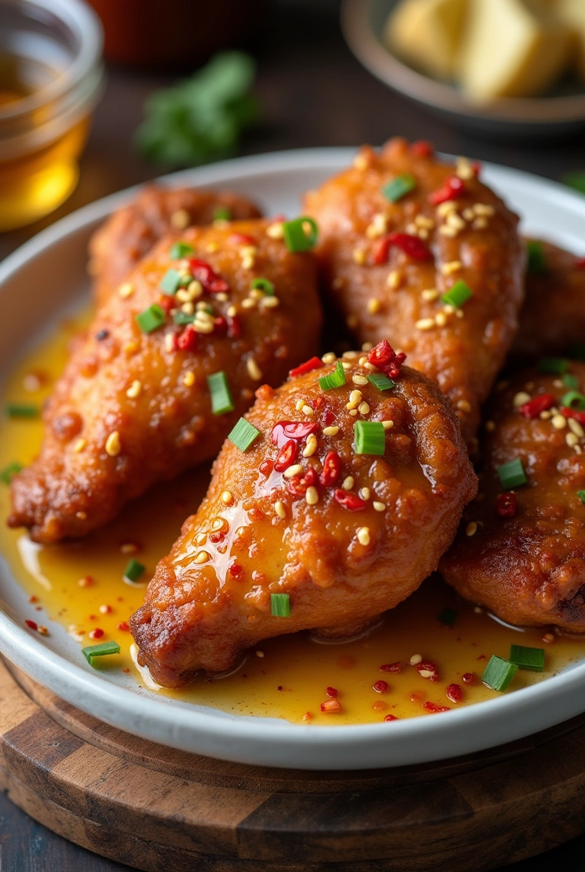 Spicy Honey Butter Fried Chicken