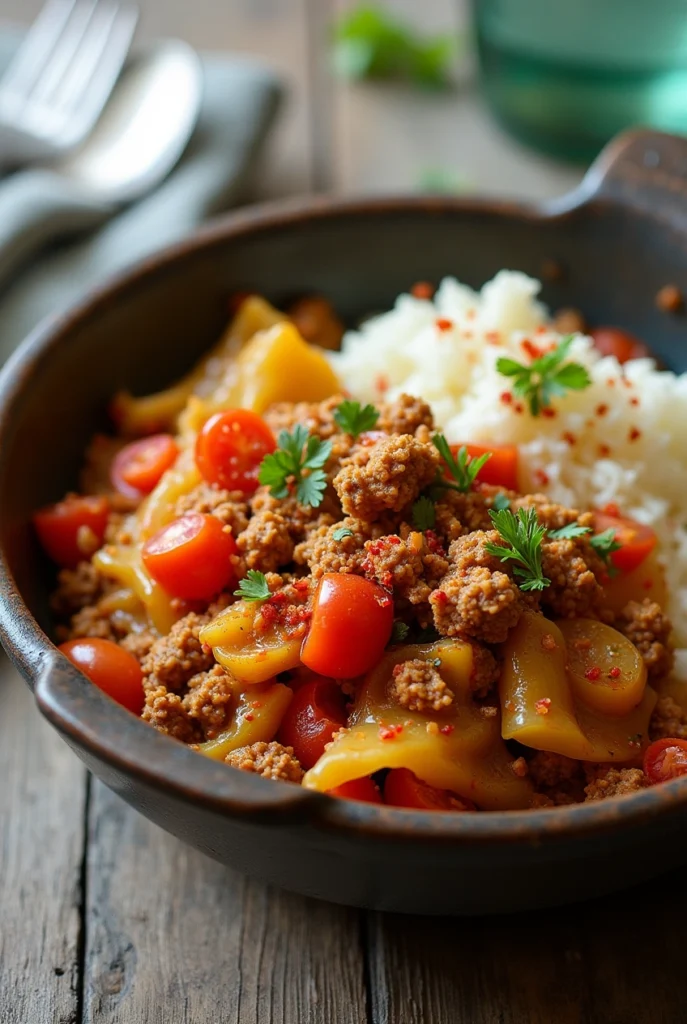 Spicy Unstuffed Cabbage