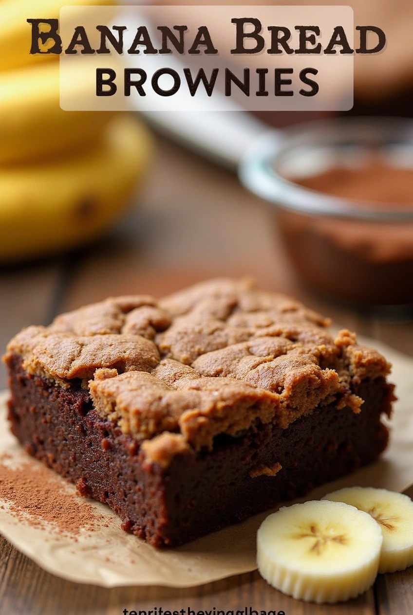 Banana Bread Brownies