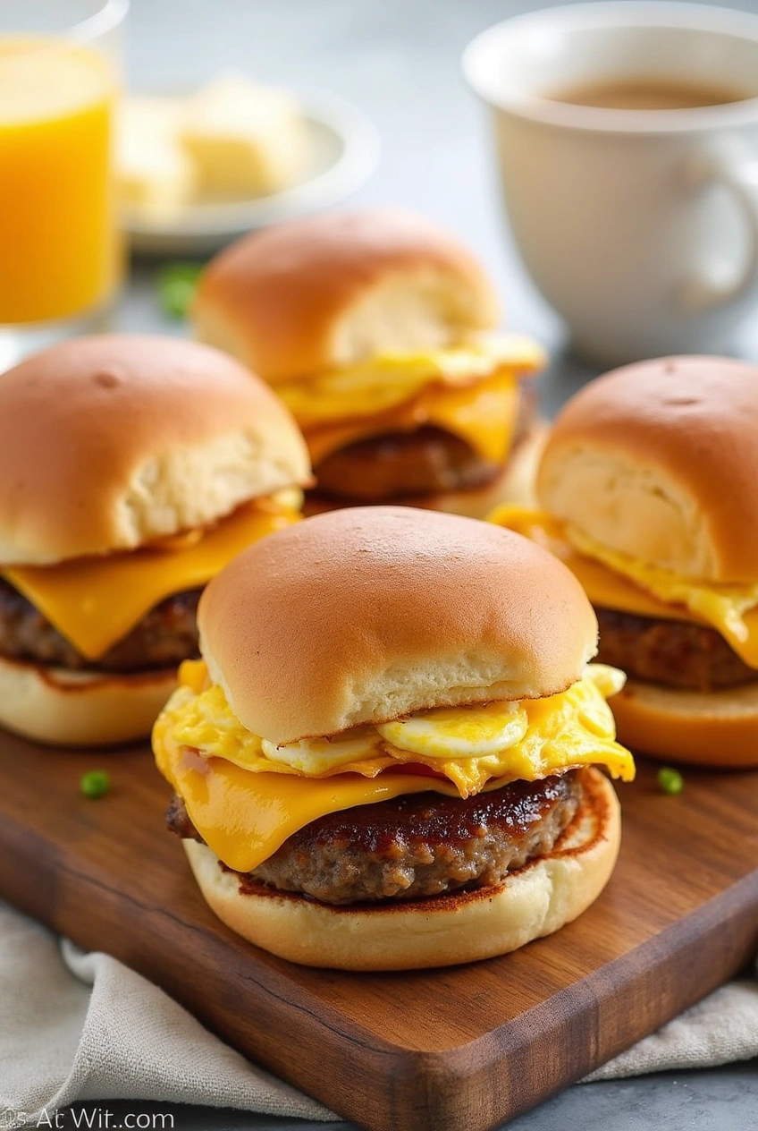 Breakfast Sausage Sliders