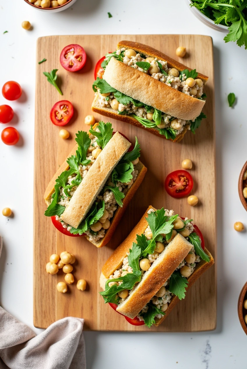 Chickpea Salad Sandwiches