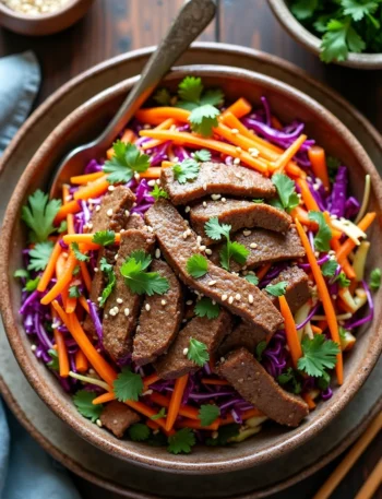 Asian Beef Slaw