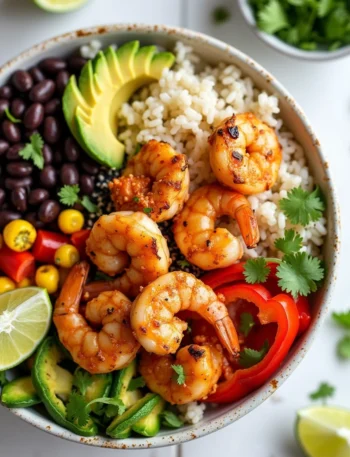 chipotle shrimp taco bowls
