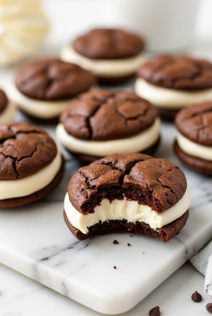 Brownie Cookie Whoopie Pies