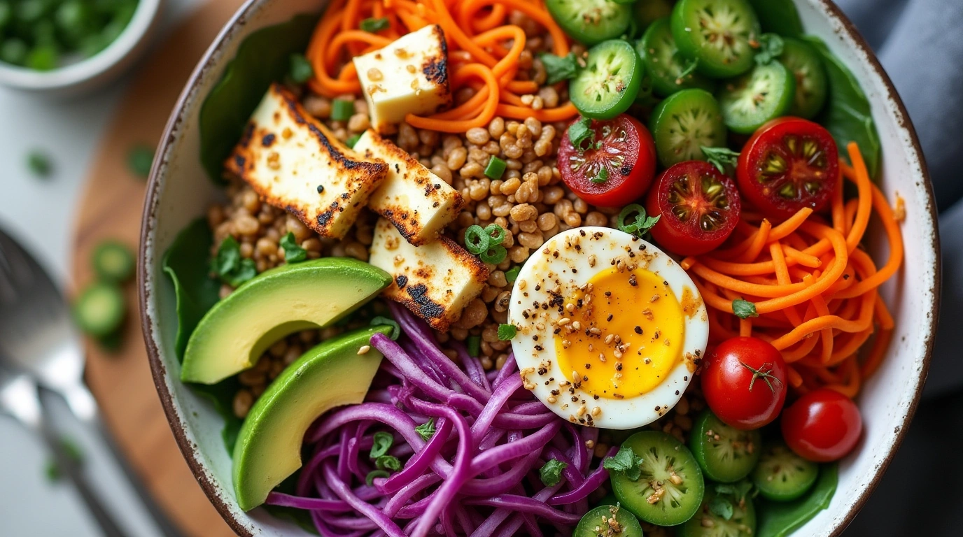 "Asian-Inspired Sorghum Bowl":