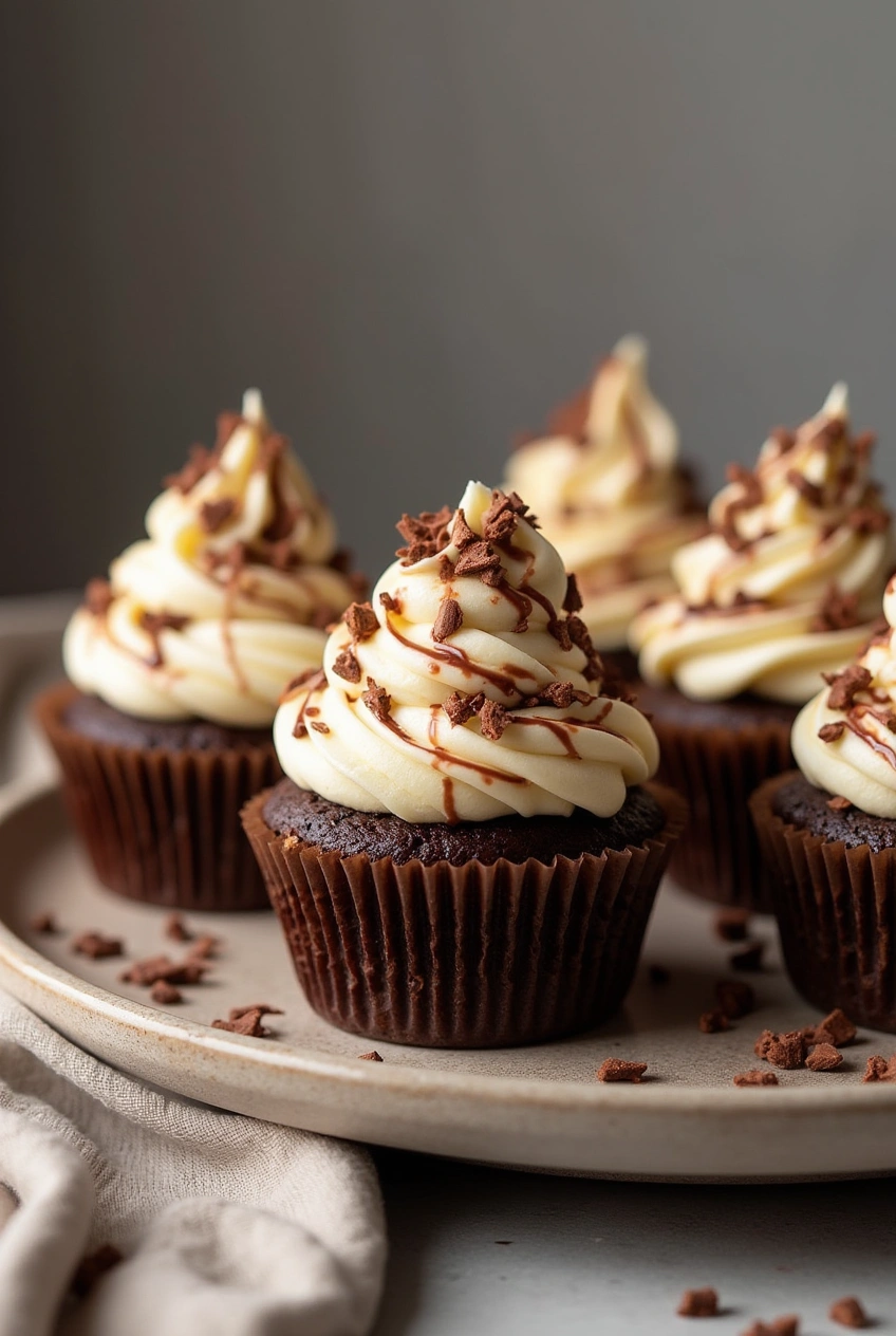 Brownie Cheesecake Cupcakes