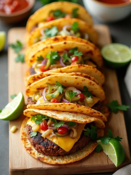 Smash Burger Tacos