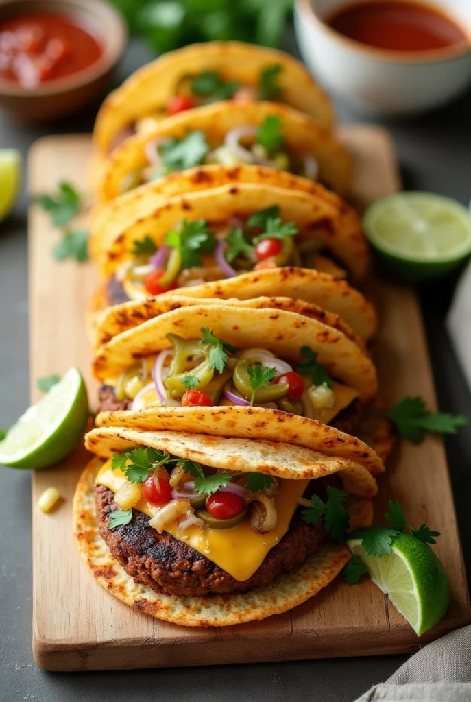 Smash Burger Tacos