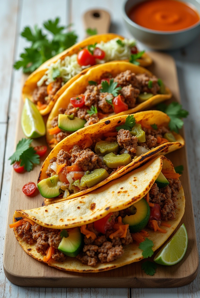 Smash Burger Tacos