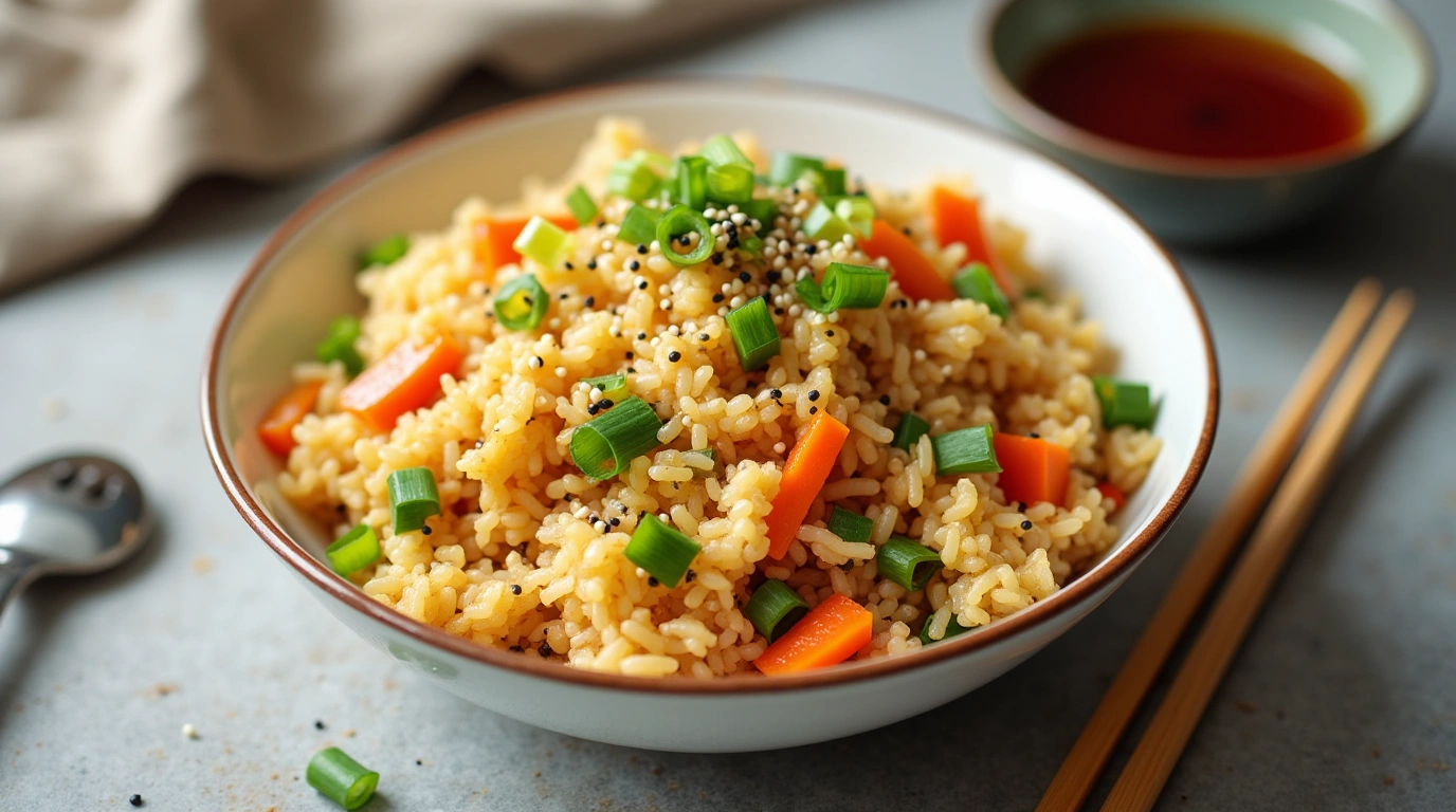 Quick Vegetable Fried Rice with Egg
