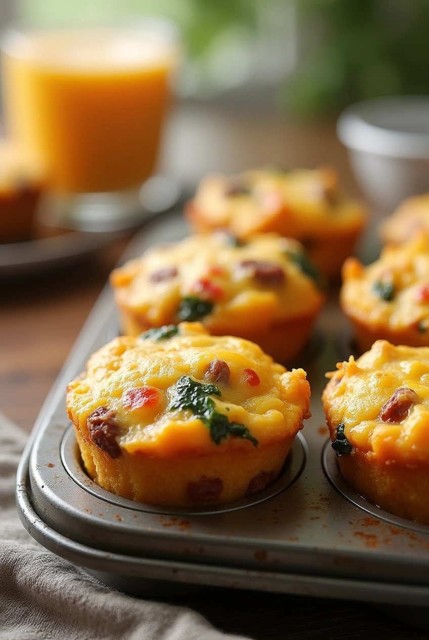 Breakfast Sausage Egg Muffins