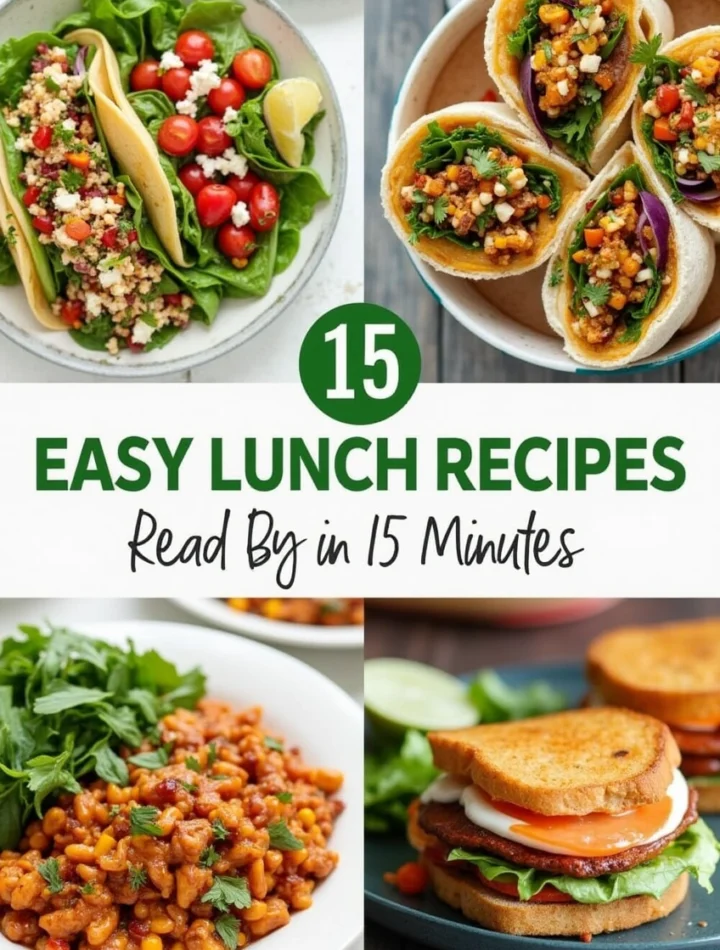 Easy lunch recipes