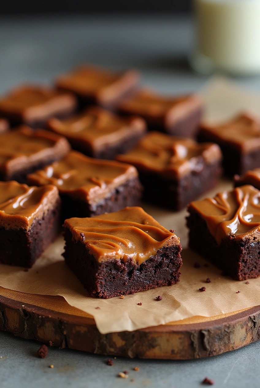 Miso Caramel Brownies