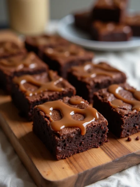 Miso Caramel Brownies