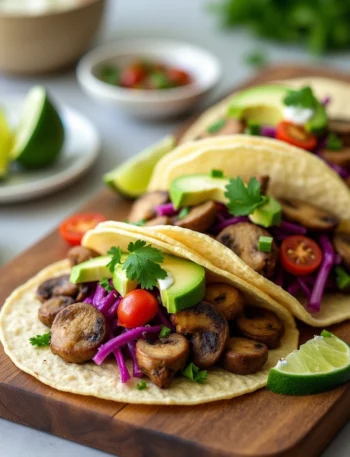 Mushroom Vegan Tacos