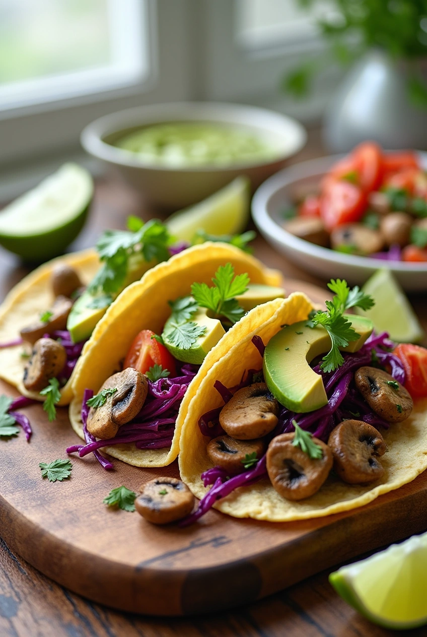 Mushroom Vegan Tacos
