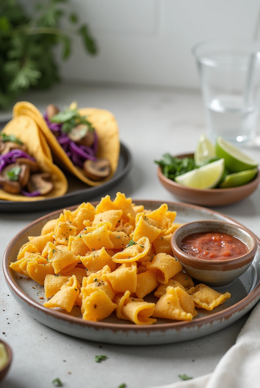 Air-Fryer Pasta Chips