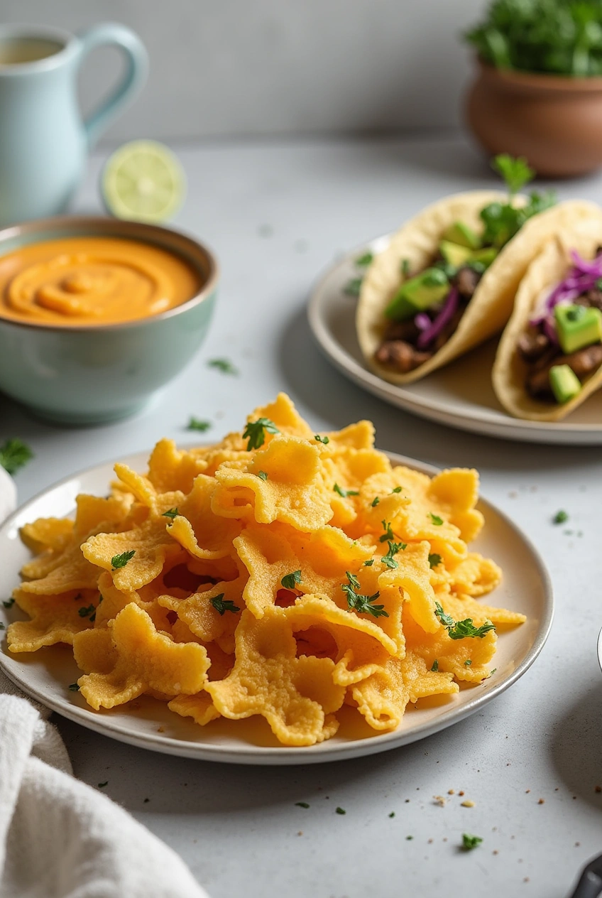 Air-Fryer Pasta Chips